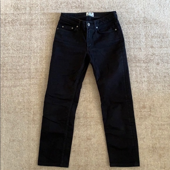 acne cropped jeans